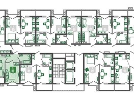 Продается 1-комнатная квартира ЖК Флора, 3 этап литера 4, 38.3  м², 17640980 рублей