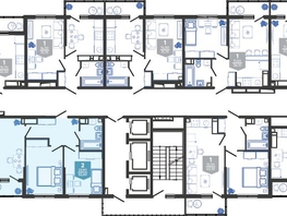Продается 2-комнатная квартира ЖК Облака-3, дом 1, 52.6 м², 9357540 рублей