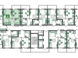Продается 1-комнатная квартира ЖК Флора, 3 этап литера 4, 33.7 м², 13779930 рублей
