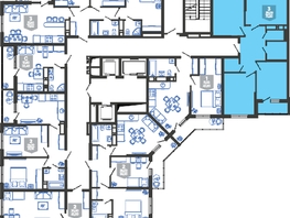 Продается 3-комнатная квартира ЖК Облака-3, дом 1, 72.5  м&sup2;, 13490365 рублей