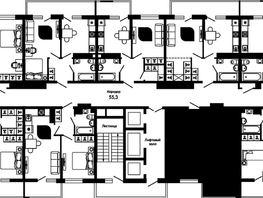 Продается 1-комнатная квартира ЖК Отражение, 2 очередь литера 3, 42.8  м², 7601280 рублей