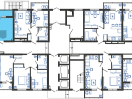 Продается 1-комнатная квартира ЖК Облака-3, дом 1, 33  м&sup2;, 8238087 рублей
