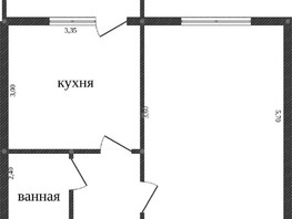 Продается 1-комнатная квартира Тургенева ул, 35  м², 3500000 рублей
