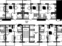 Продается 2-комнатная квартира ЖК Отражение, 1 очередь литера 2, 58.86  м², 8664192 рублей