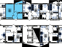 Продается 1-комнатная квартира ЖК Облака-3, дом 1, 31.7  м², 7034230 рублей