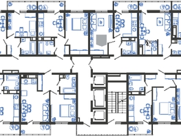 Продается 2-комнатная квартира ЖК Облака-3, дом 1, 63  м², 10836000 рублей