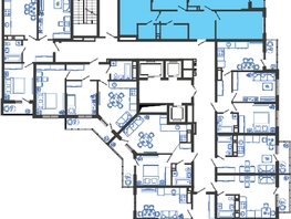 Продается 3-комнатная квартира ЖК Облака-3, дом 1, 79.6  м², 12823560 рублей