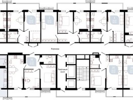 Продается 2-комнатная квартира ЖК Отражение, 1 очередь литера 1, 56.31  м², 10100497 рублей