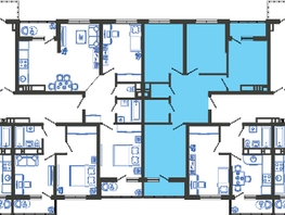 Продается 3-комнатная квартира ЖК Облака-3, дом 1, 68.5  м², 10781900 рублей