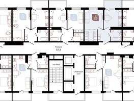 Продается 1-комнатная квартира ЖК Отражение, 2 очередь литера 3, 38.3  м², 5993950 рублей