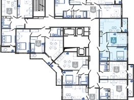 Продается 2-комнатная квартира ЖК Облака-3, дом 1, 50.8  м², 9690608 рублей