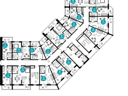 Продается 1-комнатная квартира ЖК Нескучный сад, корпус 2, 45  м², 51282000 рублей