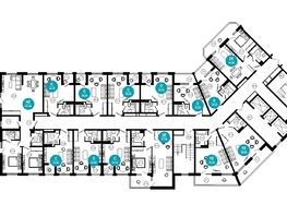 Продается 1-комнатная квартира ЖК Нескучный сад, корпус 2, 35.2  м², 36498880 рублей