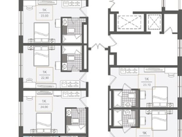 Продается 3-комнатная квартира ЖК Нескучный сад, корпус 2, 61.8 м², 68586620 рублей