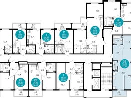 Продается 2-комнатная квартира ЖК Лестория, дом 3, 77.7 м², 35120400 рублей