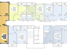 Продается 3-комнатная квартира ЖК Парк у дома, литера 7.1, 87.6  м², 12200000 рублей