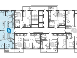 Продается 3-комнатная квартира ЖК Облака-2, блок секция 4-8, 99.5  м², 16725950 рублей