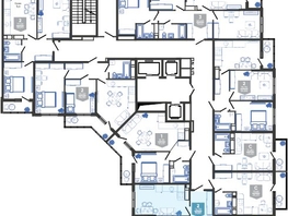 Продается 2-комнатная квартира ЖК Облака-3, дом 1, 59.8  м², 10828584 рублей
