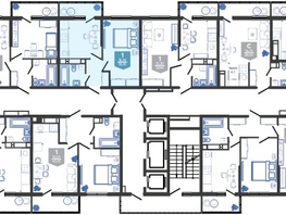 Продается 1-комнатная квартира ЖК Облака-3, дом 1, 35.1  м², 7425405 рублей