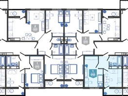 Продается 1-комнатная квартира ЖК Облака-3, дом 1, 32.3  м², 7399930 рублей