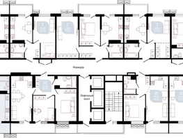 Продается 2-комнатная квартира ЖК Отражение, 2 очередь литера 4, 56.6  м², 7624020 рублей