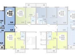 Продается 2-комнатная квартира ЖК Город у моря, литер 17, 67.08  м², 7862000 рублей