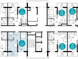 Продается 1-комнатная квартира ЖК Лестория, дом 4, 37.1  м², 15170190 рублей