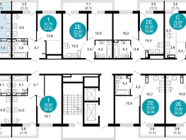 Продается 2-комнатная квартира ЖК Лестория, дом 4, 41.8  м², 19244720 рублей