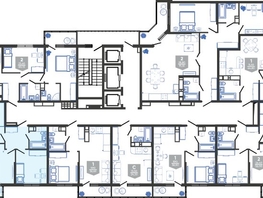 Продается 2-комнатная квартира ЖК Облака-3, дом 1, 56.1  м², 10434600 рублей