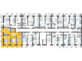 Продается 3-комнатная квартира ЖК Небо, литера 5, 84.1  м², 11765590 рублей