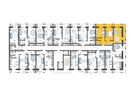 Продается 2-комнатная квартира ЖК Небо, литера 4, 64.5  м², 9752400 рублей