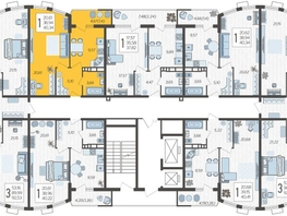 Продается 1-комнатная квартира ЖК Режиссёр, литера 4, 40.34  м², 7600056 рублей