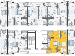 Продается 1-комнатная квартира ЖК Режиссёр, литера 4, 40.27  м², 7586868 рублей