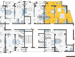 Продается 1-комнатная квартира ЖК Режиссёр, литера 4, 55.18  м², 6991306 рублей