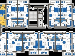 Продается 1-комнатная квартира ЖК Летний, корпус 5, 40.6  м², 14429240 рублей