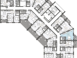 Продается 1-комнатная квартира АО Нескучный сад, корпус 1, 30.9 м², 37158200 рублей