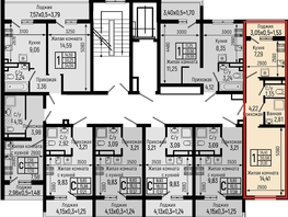 Продается 1-комнатная квартира ЖК Botanica Hills (Ботаника Хилс), лит 1, 31.61  м², 9337000 рублей