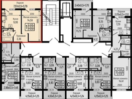 Продается 1-комнатная квартира ЖК Botanica Hills (Ботаника Хилс), лит 1, 34.04  м², 9249000 рублей