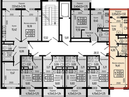 Продается 1-комнатная квартира ЖК Botanica Hills (Ботаника Хилс), лит 2, 31.5  м², 8925000 рублей