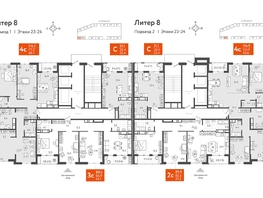 Продается Студия ЖК Все Свои VIP, литера 8, 30.7  м², 9210000 рублей