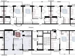 Продается 2-комнатная квартира ЖК Отражение, 2 очередь литера 4, 57.1  м², 7490600 рублей