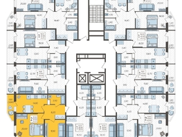 Продается 2-комнатная квартира ЖК Зеленодар, литера 6, 62.5  м², 7375000 рублей