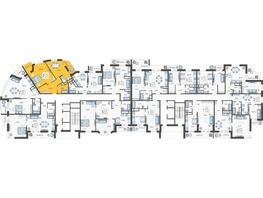 Продается 2-комнатная квартира ЖК Зеленодар, литера 5б, 62.2  м², 7022380 рублей