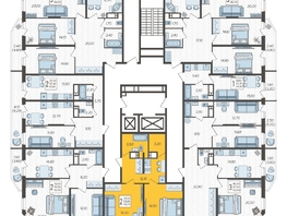 Продается 2-комнатная квартира ЖК Зеленодар, литера 6, 58  м², 6786000 рублей