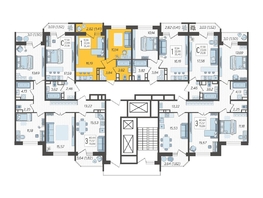 Продается 1-комнатная квартира ЖК Ural (Урал), 35.4  м², 6418020 рублей