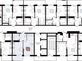 Продается 1-комнатная квартира ЖК Отражение, 1 очередь литера 2, 40.78  м², 6414694 рублей