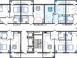 Продается 1-комнатная квартира ЖК Облака-3, дом 1, 33.6  м², 7560000 рублей