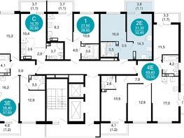 Продается 1-комнатная квартира ЖК Лестория, дом 5, 32.4  м², 12648960 рублей