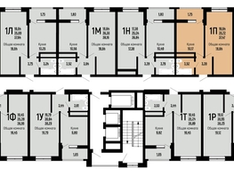 Продается 1-комнатная квартира ЖК Славянка, литера 10, 37.47  м², 5280000 рублей