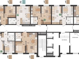 Продается 1-комнатная квартира ЖК Мята, 39.6  м², 6692400 рублей